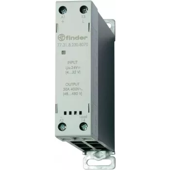 Finder Elektroniskais relejs (SSR), Sērija 77 77.31.8.230.8070 1 Normāli atvērts kontakts 30 A