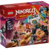 LEGO NINJAGO komplekts 71827 Zane kaujas tērpa mehs, 92 gabali, 2 minifigūras, augstums 100 mm, vecums 6+