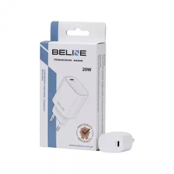 Lādētājs Beline Beli2161 20W PD 3.0 balts USB-C ātrās uzlādes adapteris