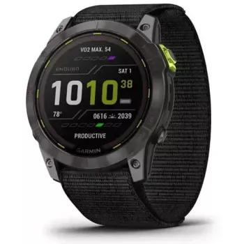 Garmin Enduro 2 3.56 cm (1.4) MIP 35 mm Digitāls 280 x 280 pikseļi Skārienekrāns Pelēks Wi-Fi GPS (satelīts)