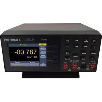 VOLTCRAFT VC-655 BT galda multimetrs digitāls CAT I 1000 V, CAT II 600 V Displejs (Counts): 55000 (VC-11785300)