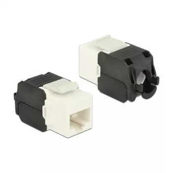 Delock 86266 Keystone modulis RJ45 uz LSA Cat.6A UTP, balts