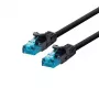 LOGON TCU55U075BL Cat5e U/UTP tīkla kabelis, 7,5 m, melns