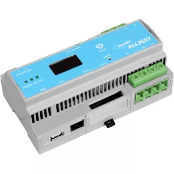 Trīsfāžu elektroenerģijas skaitītājs ALLNET ALL3697-32A — 32 A, S0 impulsu izeja, indukcijas mērīšana