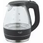 Tējkanna Adler AD 1224, stikla, 1.5 L, 2000 W, melna