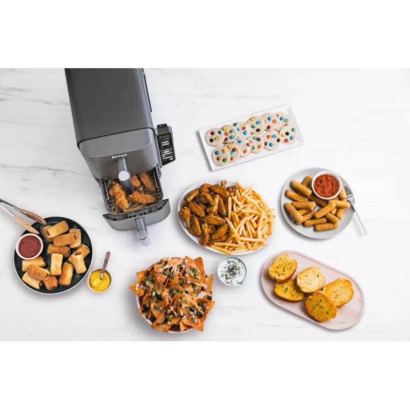 Ninja Double Stack XL Gaisa Frizieris 2 nodalījumi ar temperatūras zondi SmartCook 9.5 L SL451EU