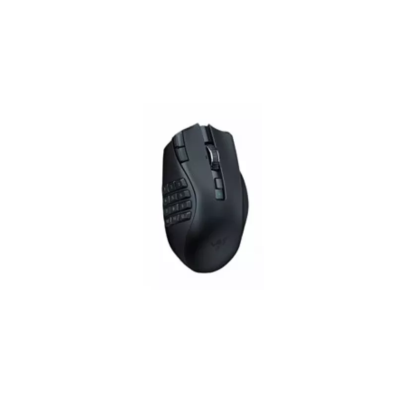 Spēļu pele Razer Naga V2 HyperSpeed RF Wireless + Bluetooth, labā roka, 30000 DPI, optiska, melna