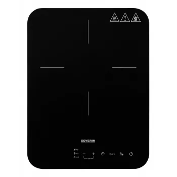 Indukcijas plīts SEVERIN KP 1032, 1 zona, skārienvadība, 220 mm Ø, 2000 W, stikla virsma, brīvstāvoša