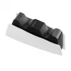 FIXED FIXPS5-DCC-BW uzlādes stacija PlayStation 5 DualSense kontrolleriem, vadu, melnbalta