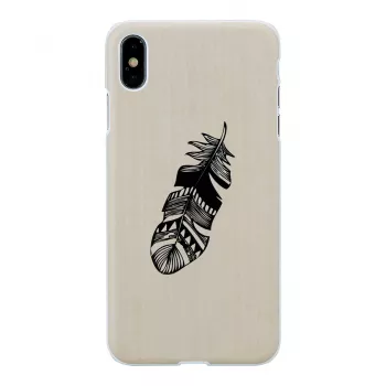 Aizsargmaciņš iPhone XS Max – Indian White (koks un polikarbonāts)