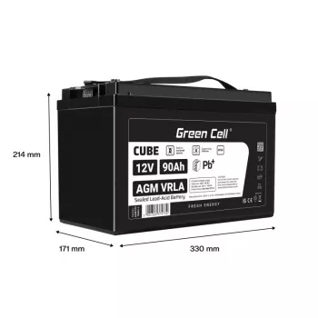 Akumulators AGM VRLA 12V 90Ah IP54