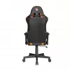 Spēļu krēsls GEMBIRD GC-SCORPION-04X melns-oranžs ergonomisks, regulējams, ar augstu atzveltni