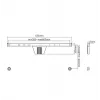 Gembird WM-S80F-01 plakans fiksēts televizora sienas stiprinājums 37–80" (2,03 m), VESA līdz 600x400, līdz 50 kg, melns