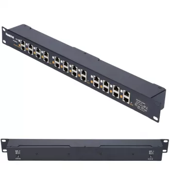 Extralink Gigabit PoE Injectors 12 Porti 12x 1000Mb/s RJ45, Rackmount