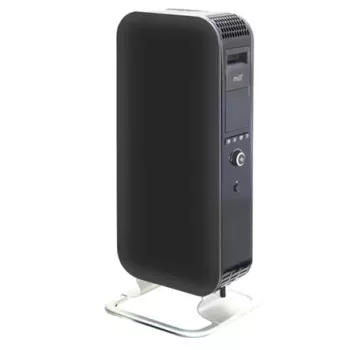 Mill AB-H1000DN eļļas radiators, 1000 W, 3 jaudas līmeņi, piemērots telpām 12-16 m², melns