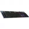 Logitech G G915 X LIGHTSPEED tastatūra Gaming USB RF Bezvadu Bluetooth AZERTY Franču Melna