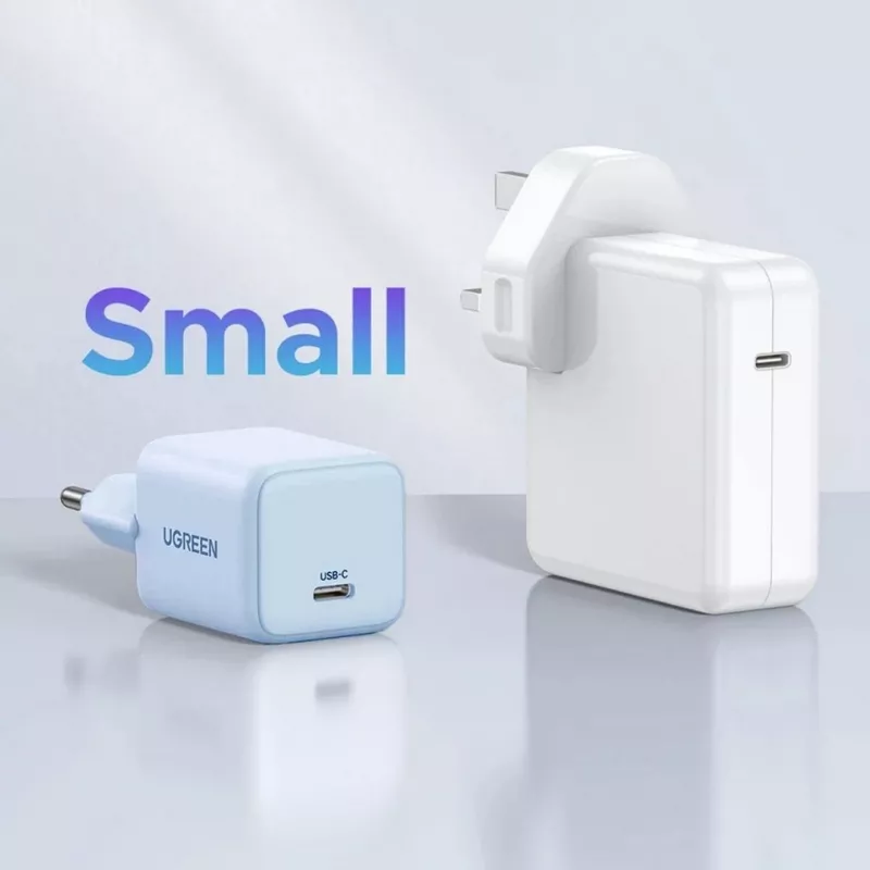 UGREEN X512 20W GaN USB-C lādētājs - zils