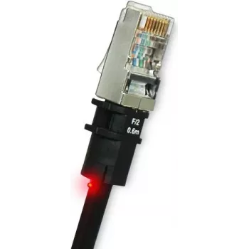 Tīkla kabelis PatchSee PK-F-4 RJ-45 Cat5e 1,2 m Melns