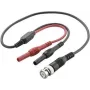 VOLTCRAFT BNC-Testa vads 0.50 m Melns, Sarkans (VC-10906575)