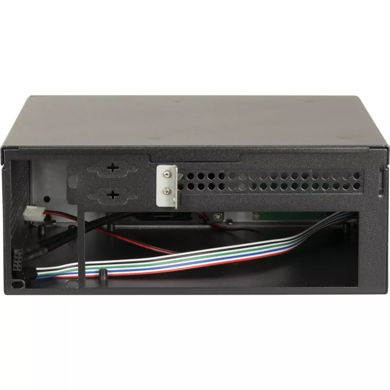 Korpuss INTER-TECH S21 melns/sudrabs ATX atbalsts 6 ventilatoriem