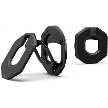 UAG Monarch Dual Magnetic Ring Statīvs - abpusējs magnētisks stiprinājums aizsargmaciņai (melns)