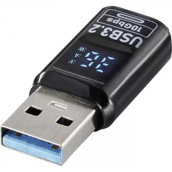 Renkforce USB-C adapteris [1x USB-A spraudnis - 1x ligzda] USB 3.2 ar digitālo displeju, tips A (RF-6826678)