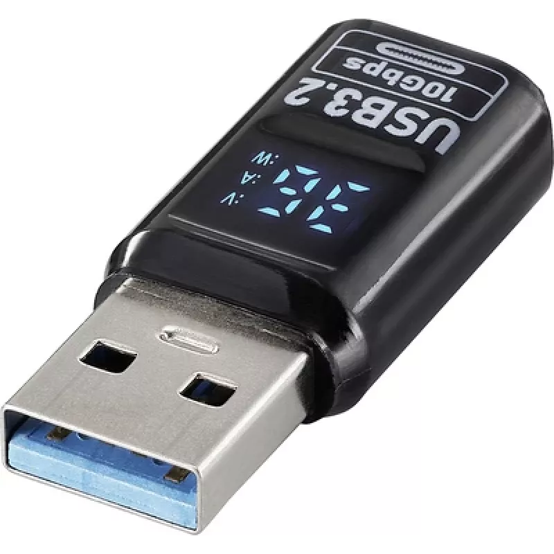 Renkforce USB-C adapteris [1x USB-A spraudnis - 1x ligzda] USB 3.2 ar digitālo displeju, tips A (RF-6826678)