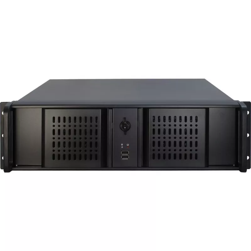 Inter-Tech 3U-3098-S Rack Melns