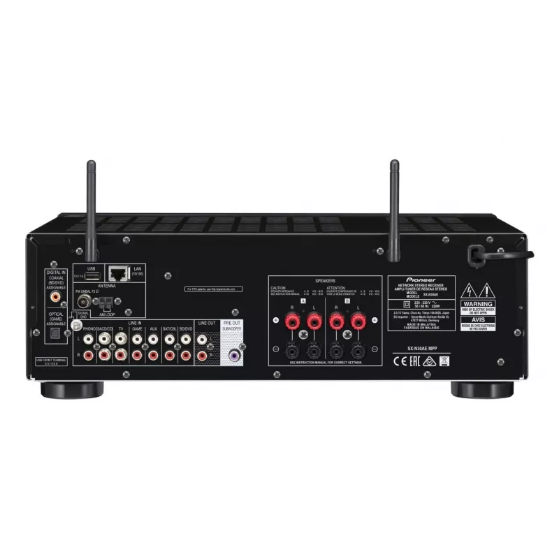 Pioneer SX-N30AE 2.0 kanālu stereo uztvērējs Sudraba