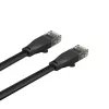 Unitek C1811GBK Cat6 UTP plakanais Ethernet kabelis, 3 m, melns