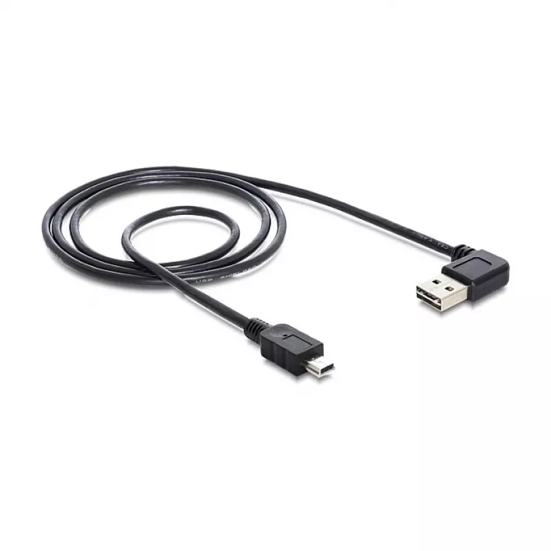 USB kabelis DeLOCK 1m USB 2.0 A - miniUSB vīriešu/vīriešu
