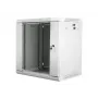 Sienas tīkla skapis LANBERG WF01-6412-10S, 12U, 19 collu, 600×450×640 mm, IP20, 60 kg