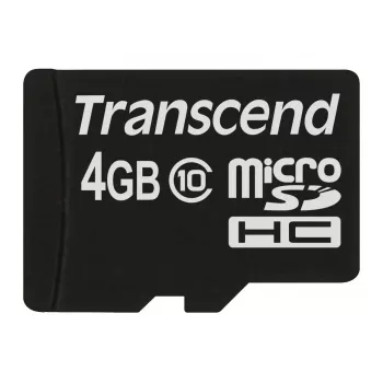 Transcend 4GB MicroSDHC Class 10 TS4GUSDC10 atmiņas karte
