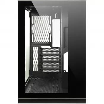 C-703 Vision ATX Gaming Korpuss, Rūdīts Stikls, Melns