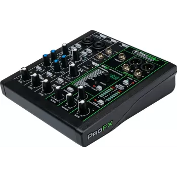 Mikseris Mackie ProFX6v3 kompakts 6-kanālu analogs mikseris ar USB interfeisu