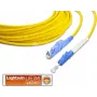 Lightwin LSP-09 E2-LC 5.0 optiskās šķiedras kabelis 5 m E-2000 OS2 zils - dzeltens