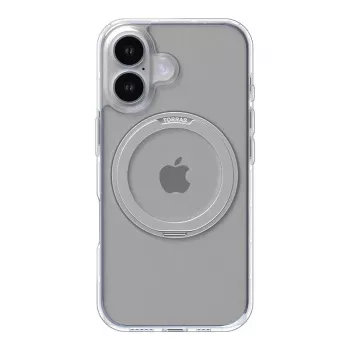 Aizsargmaciņš Torras Ostand Pro iPhone 16 Plus, caurspīdīgs, plāns, TPU/PC