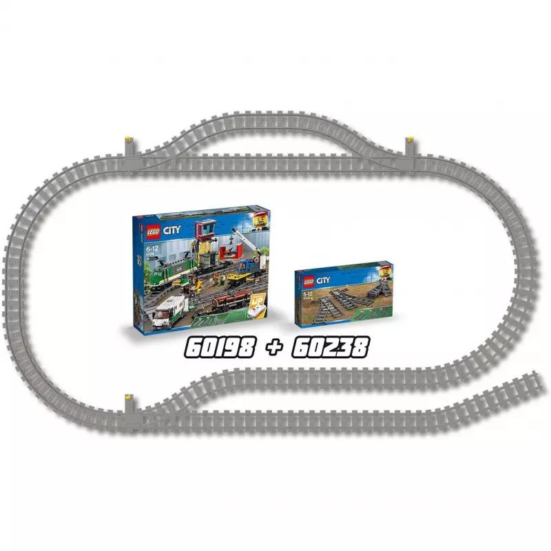 LEGO City 60238 – dzelzceļa pārmiju komplekts un aksesuāri spēļu komplektiem