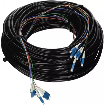 Ubiquiti vienmoda LC šķiedras kabelis InfiniBand/optiskais kabelis 60.96 m Melns