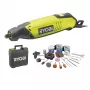 RYOBI EHT150V taisnā slīpmašīna 150W, 115 piederumu komplekts