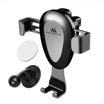 Maclean autoturētājs telefonam, universāls, ventilācijas restēm, gravitācijas, maks. centra attālums 90mm, MC-324