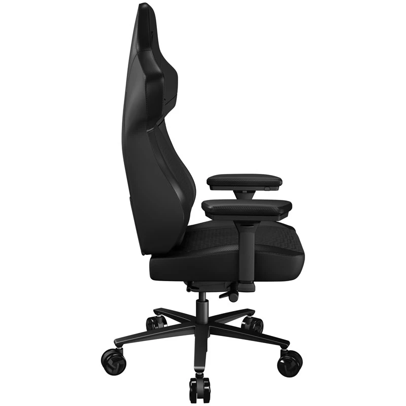 Universāla spēļu krēsla ThunderX3 CORE Racer polsterēts sēdeklis Melns