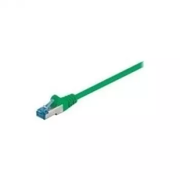 Wentronic Goobay CAT 6a Patch Kabelis, S/FTP (PiMF), Zaļš, 5 m - LSZH Halogēns-Brīvs, Varš (93816)