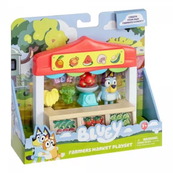 Figūriņu komplekts TMTOYS Mini Bluey Pārtikas veikals BLU17555 – miniatūru tēlu komplekts rotaļām
