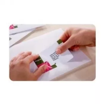 Pašlīmējošās etiķetes Avery J8162-100 Balts Inkjet Pastāvīgas – 100 loksnes