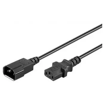 Mikroconnect PE040670 pagarinātājvads 7m 1 AC kontaktligzda Melns