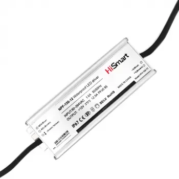 Hismart NPF-150-12 barošanas bloks, 12V, 12.5A, 150W, IP67