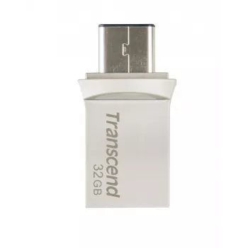 Transcend JetFlash 890 32GB — USB zibatmiņa ar divpusēju savienotāju