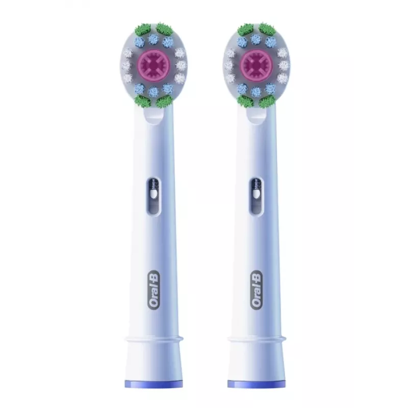 Oral-B 3D WHITE EB18-2 nomaināmās birstes galviņas – 2 gab. iepakojums