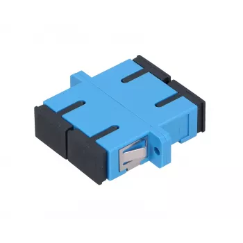 Optiskās šķiedras adapteris Extralink SC/UPC Singlemode Duplex, zils